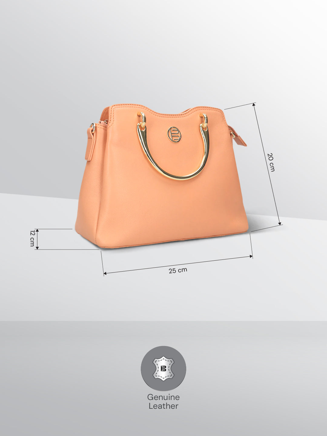 BAGATT Campania Orange Satchel