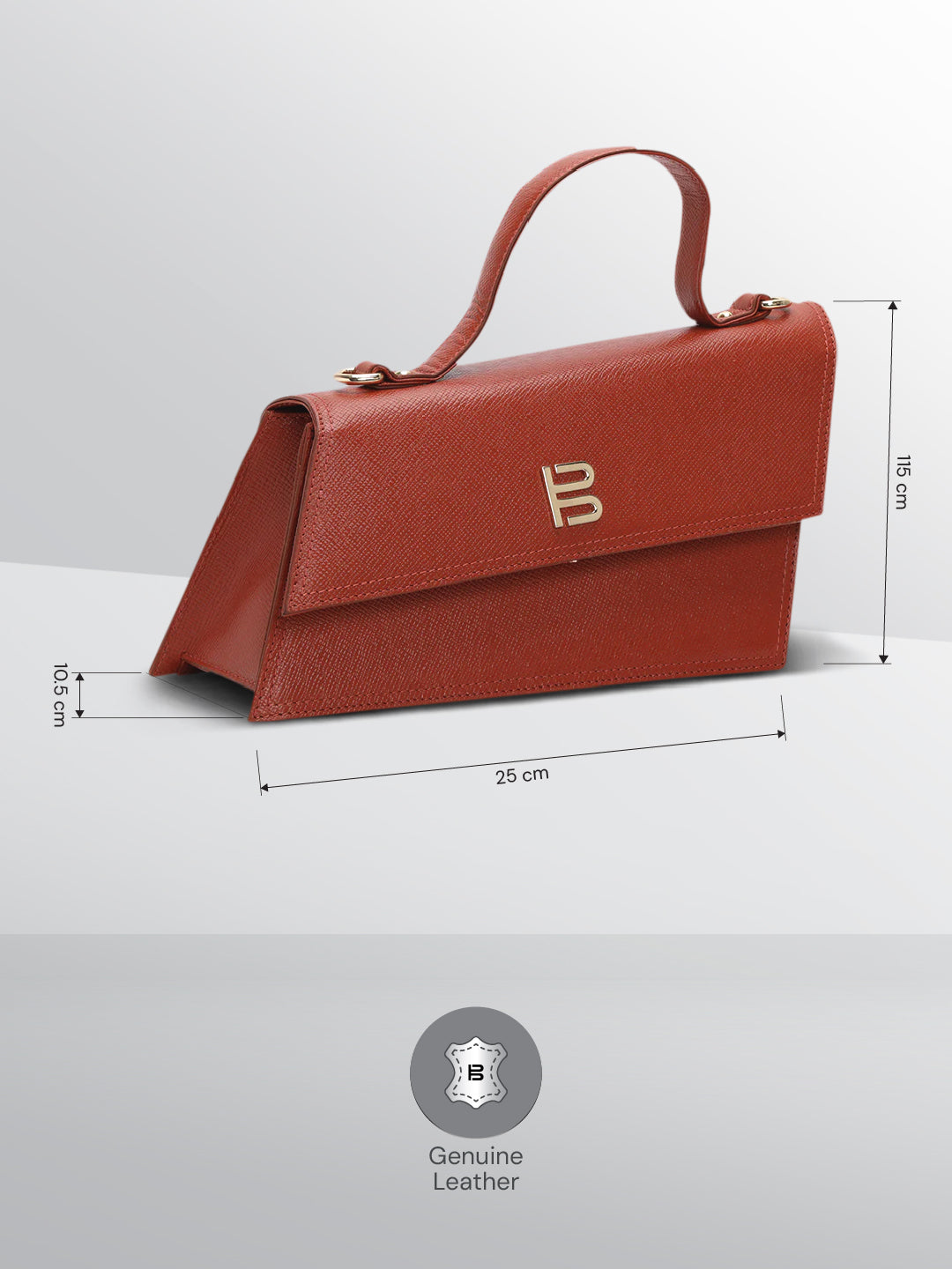 BAGATT Sparone Mid brown Top Handle Bag