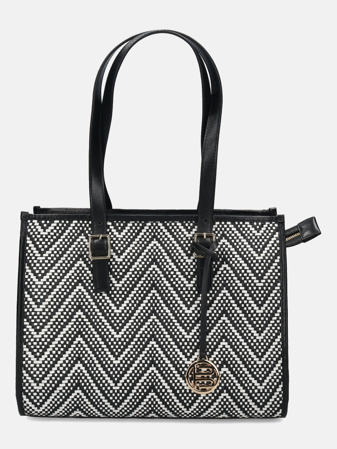BAGATT Black & White Tote Bag