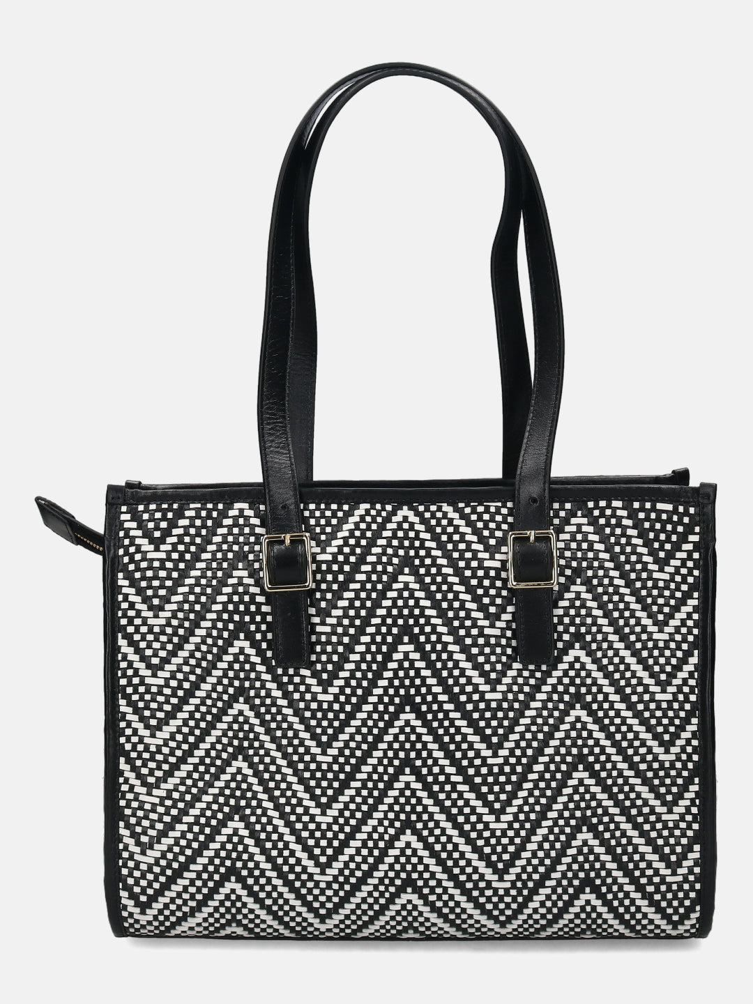 BAGATT Black & White Tote Bag