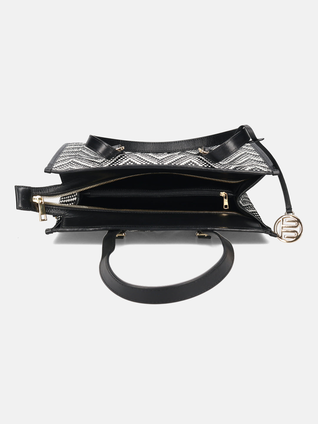 BAGATT Black & White Tote Bag
