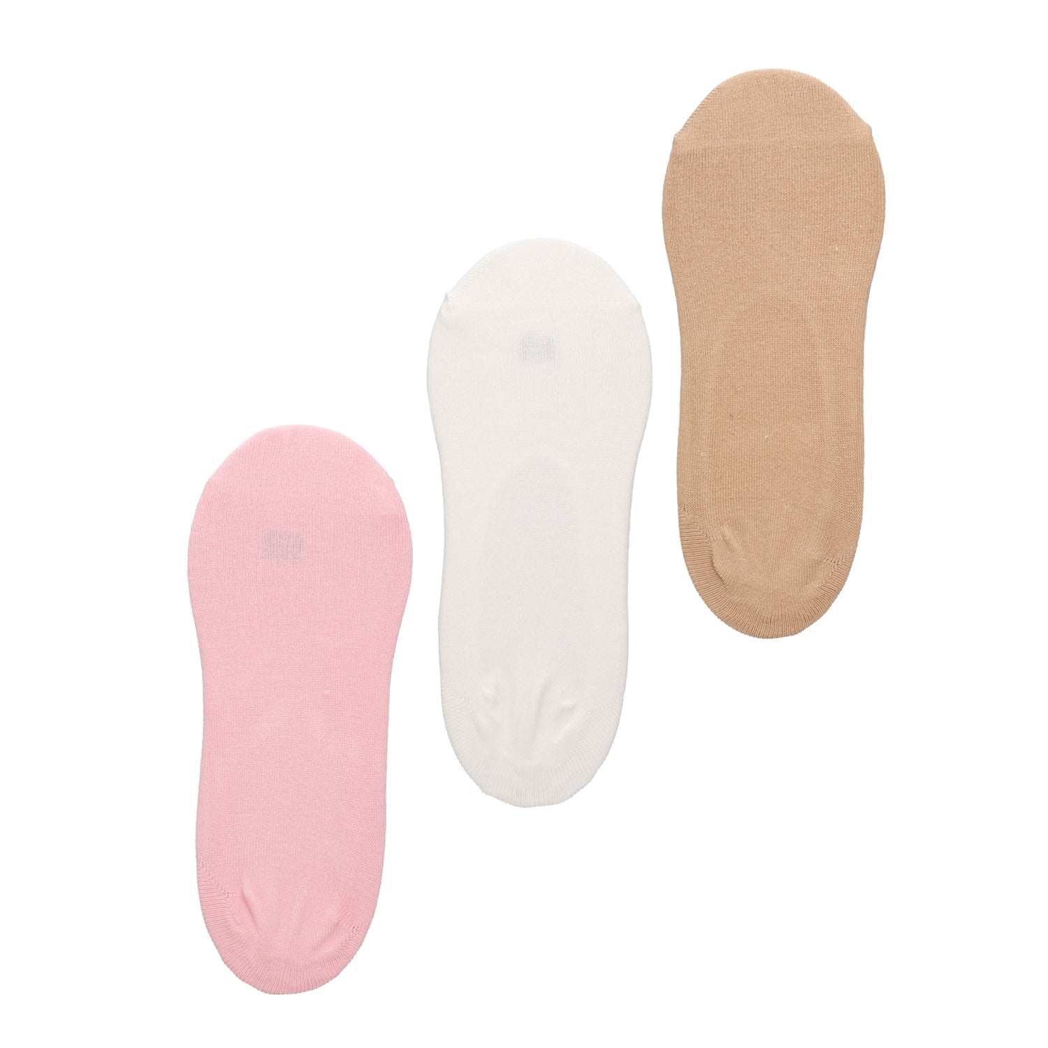 Pack of 3 No Show Socks-Women