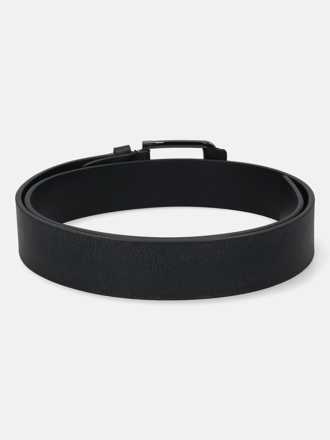 BAGATT Black Full Grain Italian Leather Non-Reversible Belt