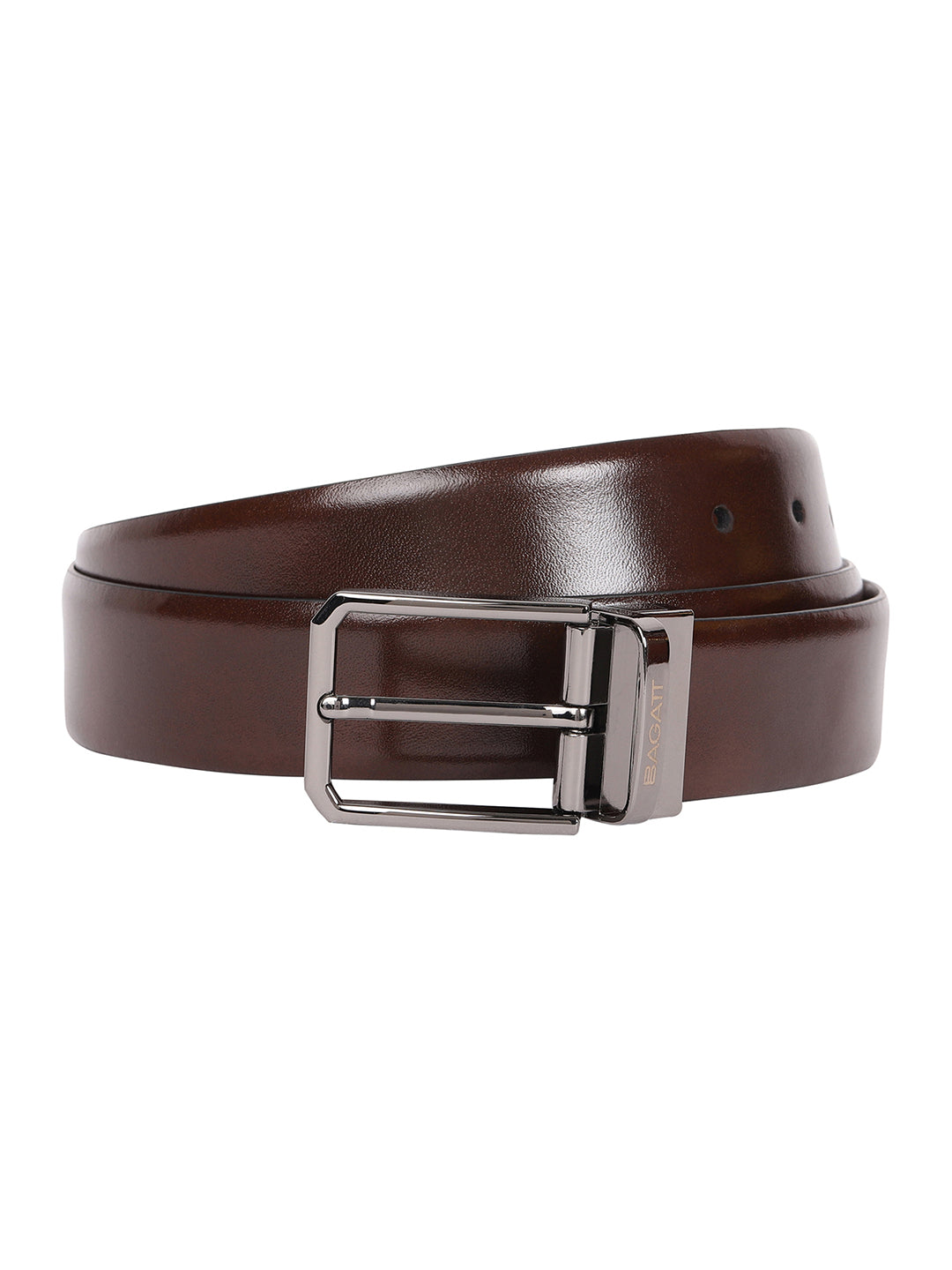 BAGATT Brown Reversible Leather Belt