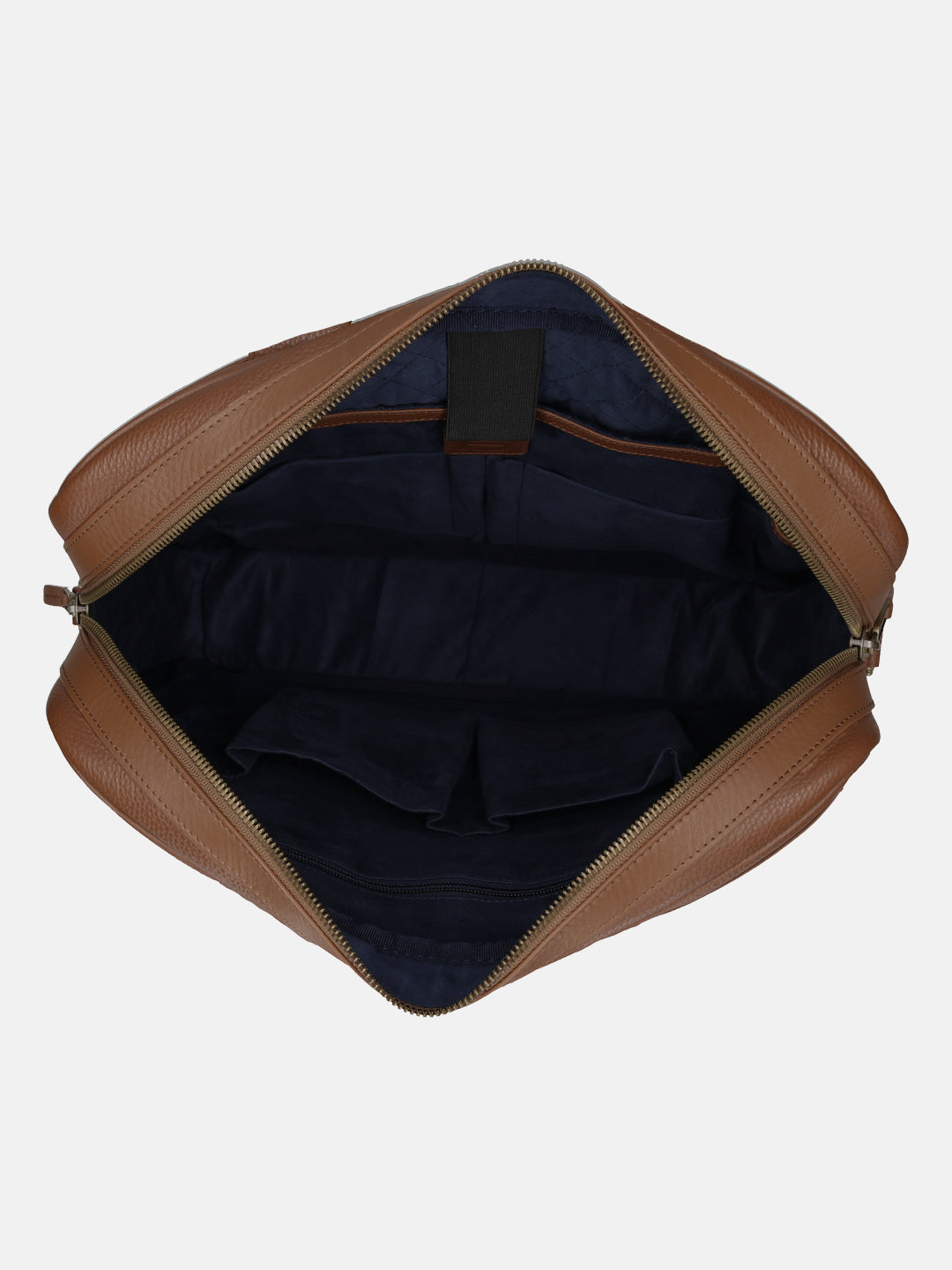 BAGATT Light Brown Wax Leather Laptop Bag