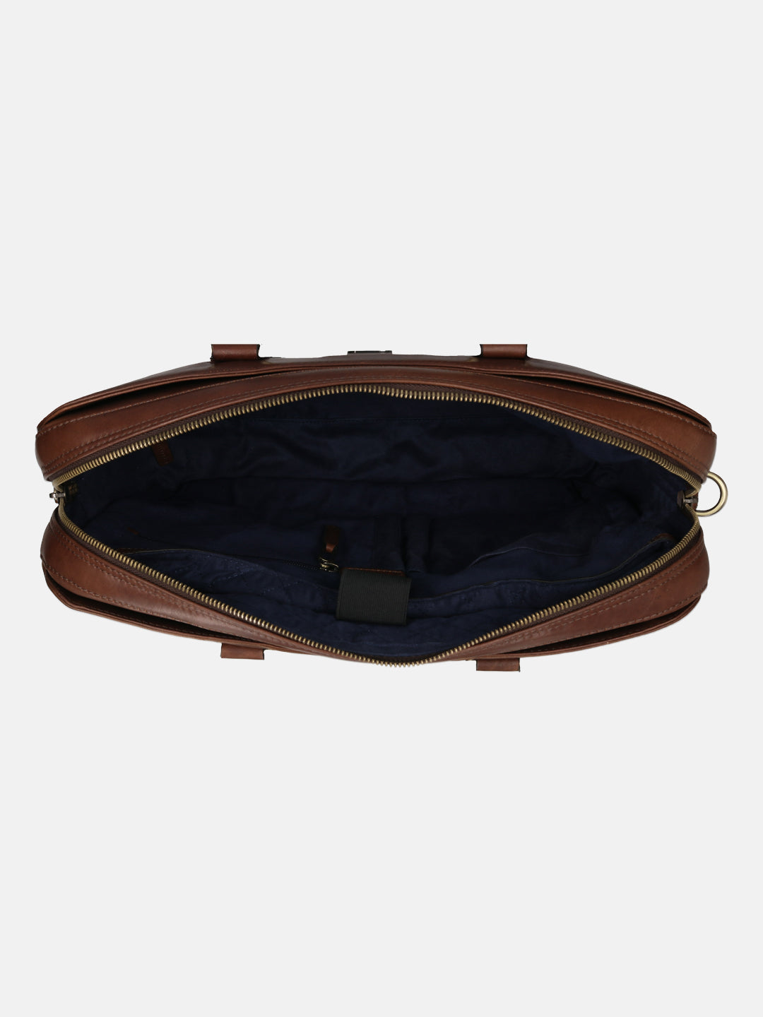 BAGATT Dark Brown Oily Roma Leather Laptop Bag