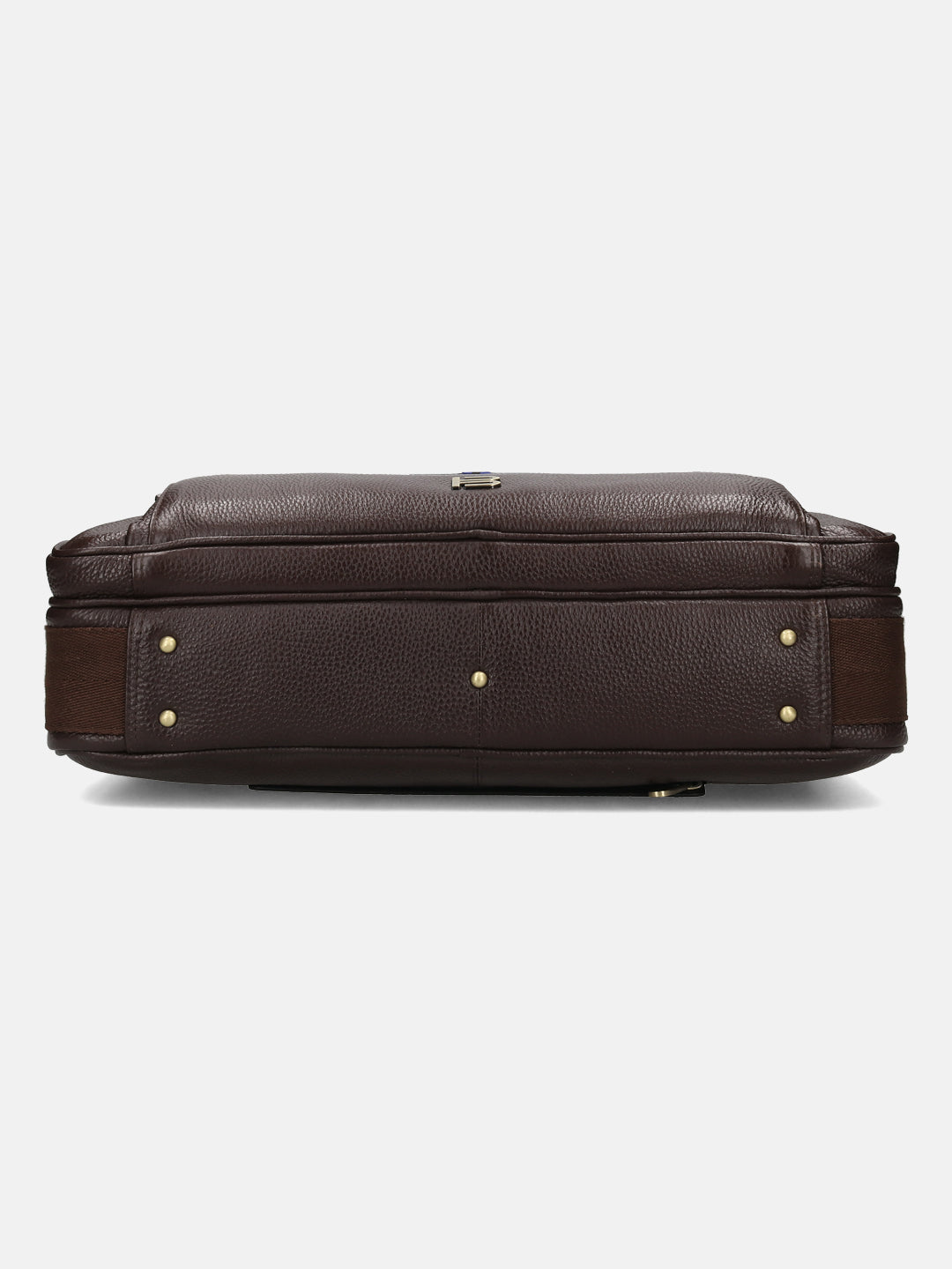 BAGATT Dark Brown Wax Leather Laptop Bag