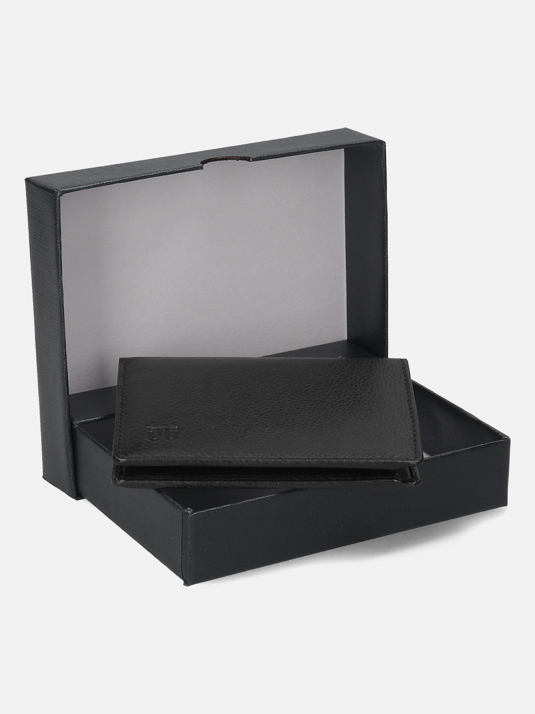 BAGATT Black Tanned Leather Money Clip