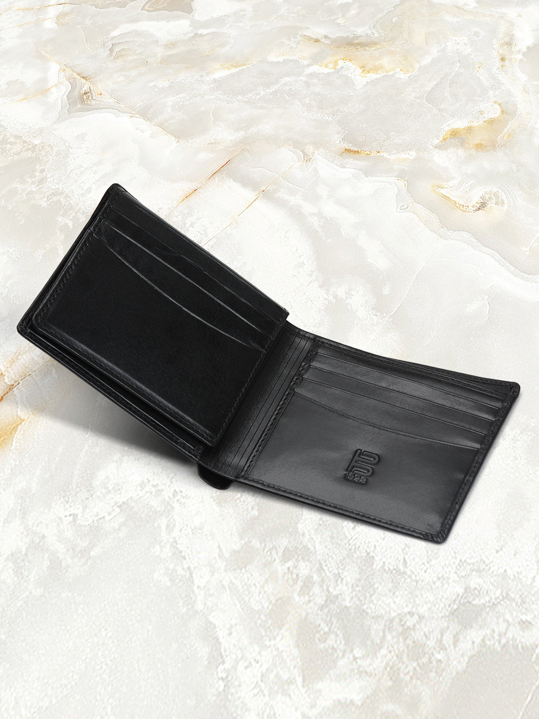 BAGATT Black Bi-Fold Wallet