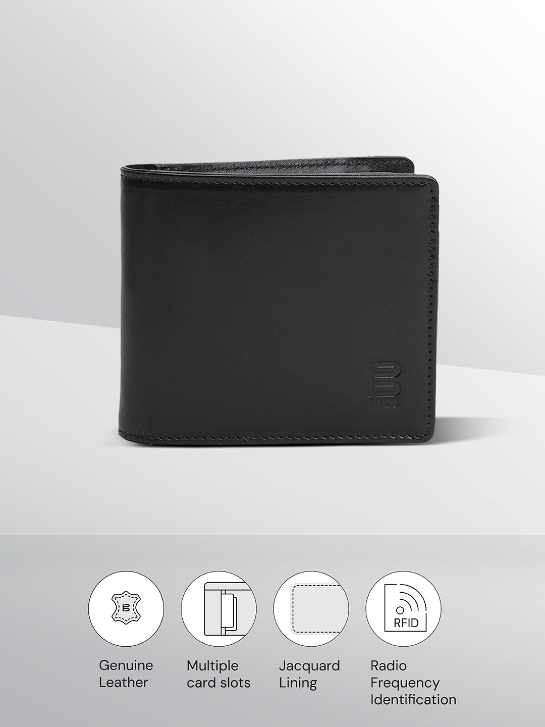BAGATT Black Money Clip