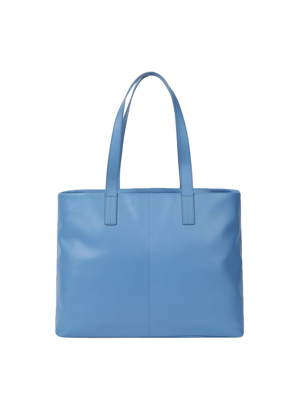 Veneto Blue Leather Tote Bag