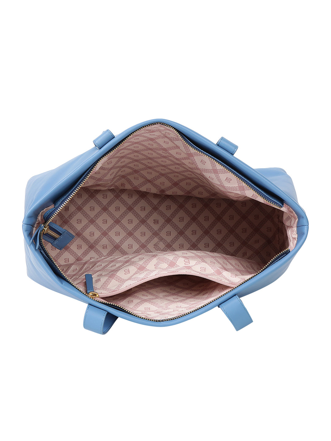 Veneto Blue Leather Tote Bag