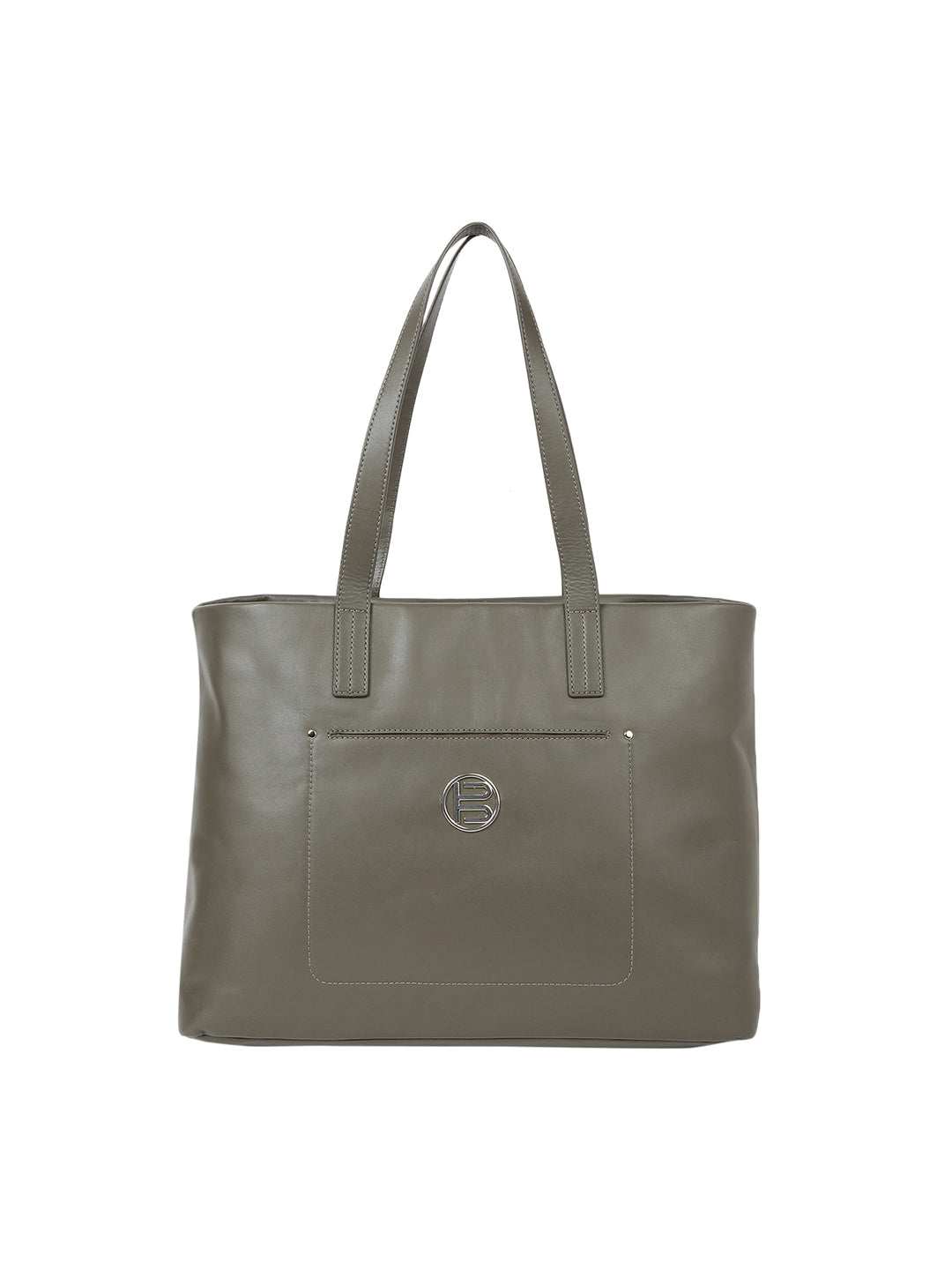 Veneto Dark Green Leather Tote Bag