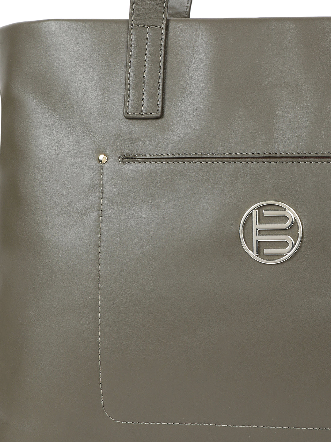 Veneto Dark Green Leather Tote Bag