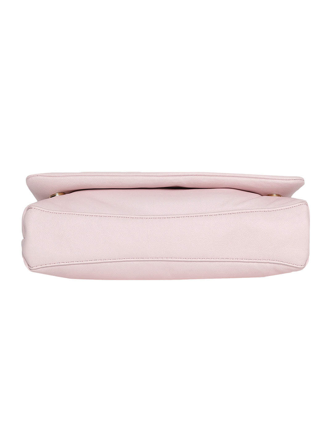 Cascina Pink Leather Clutch