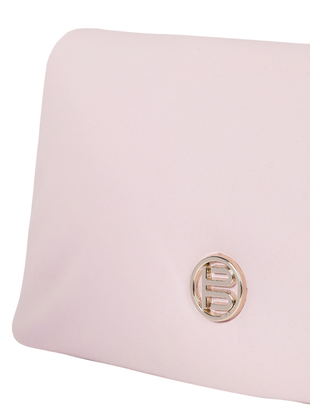 Cascina Pink Leather Clutch