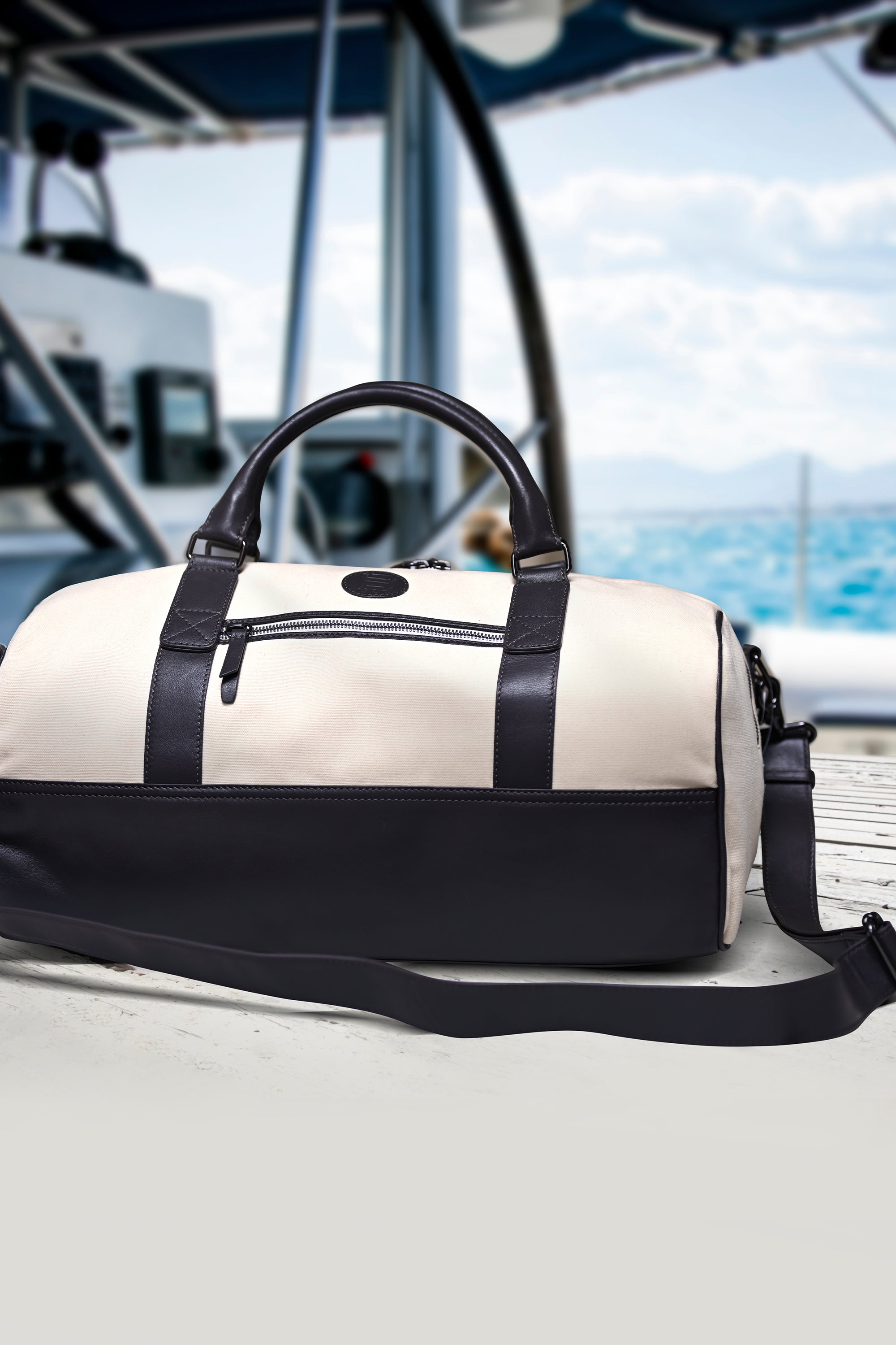 BAGATT Sand Canvas Duffle Bag