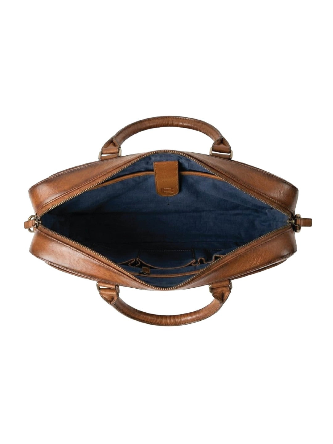Tan Veg Tanned Leather Laptop Bag