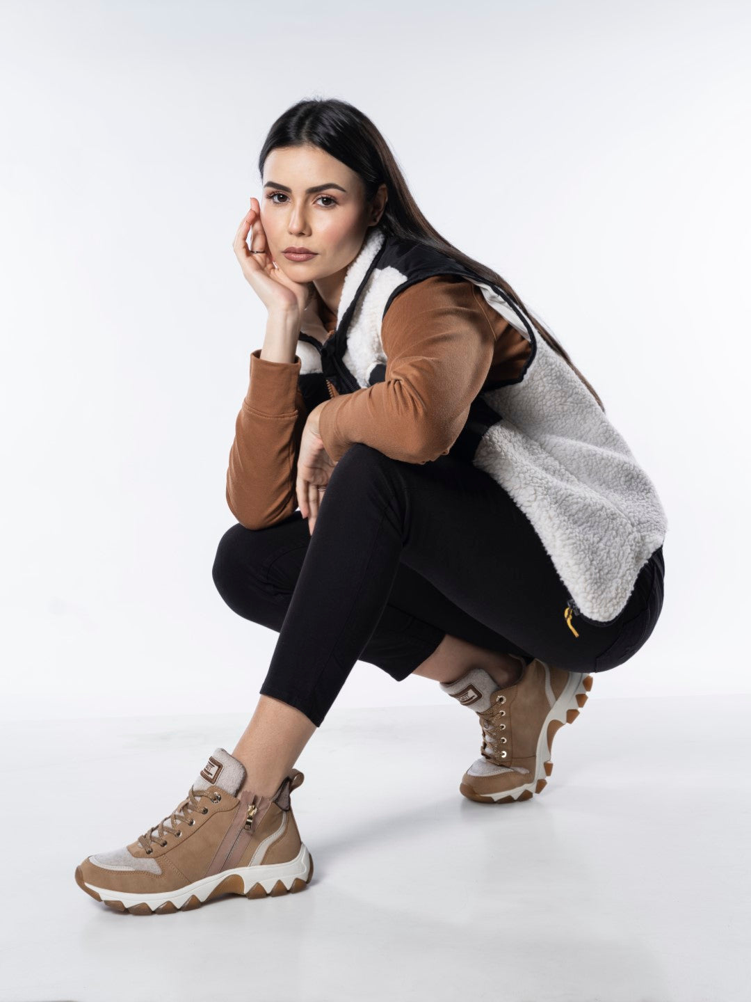 BAGATT Yuki Cognac Sneakers