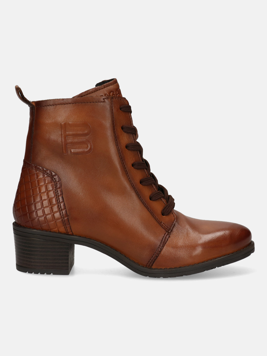 Ruby Cognac Ankle Boots - BAGATT