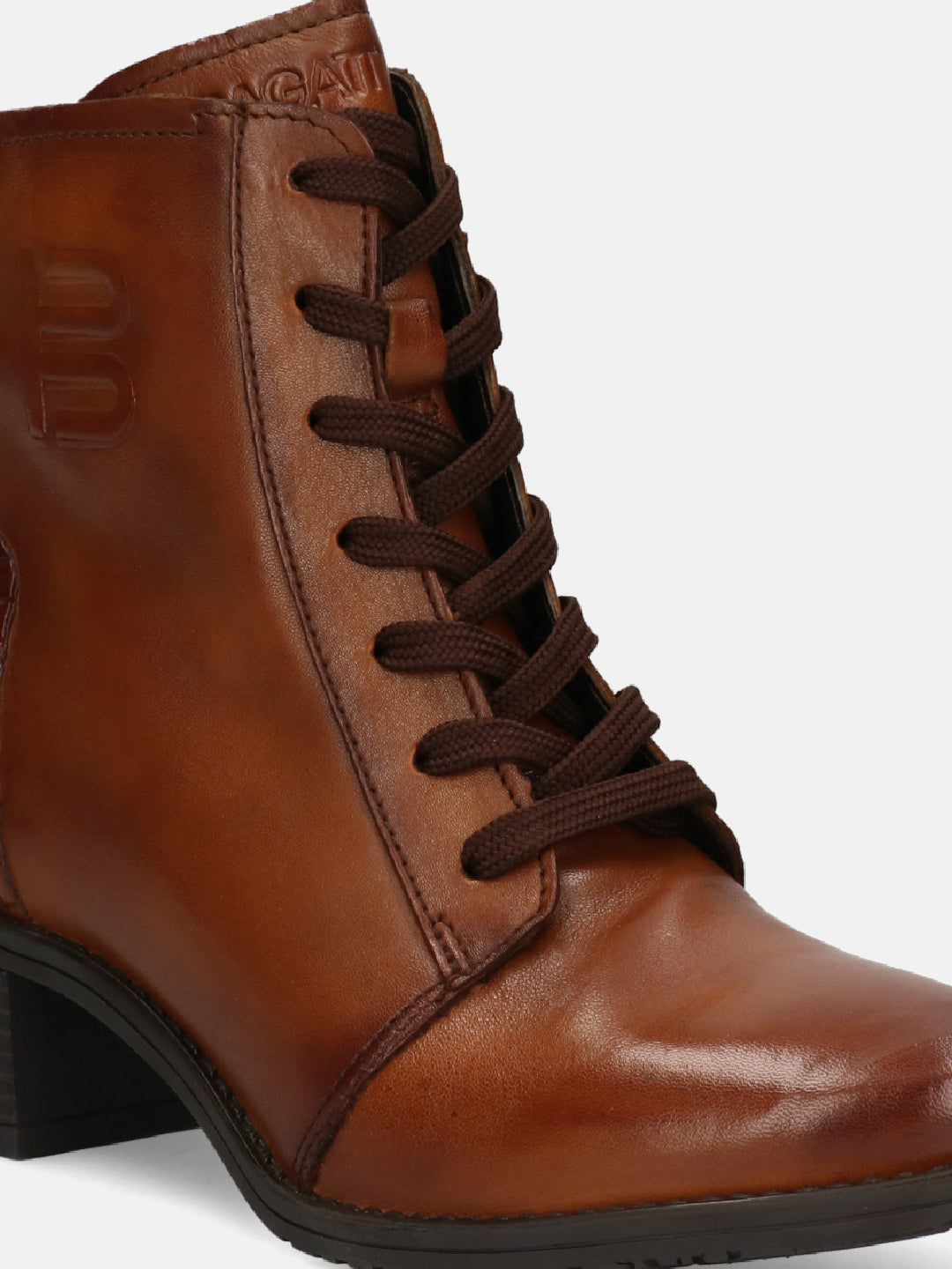Ruby Cognac Ankle Boots - BAGATT