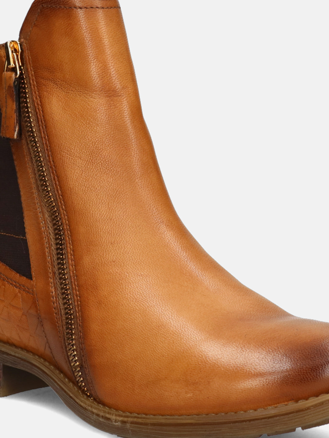 Ronja Sand & Dark Brown Ankle Boots - BAGATT