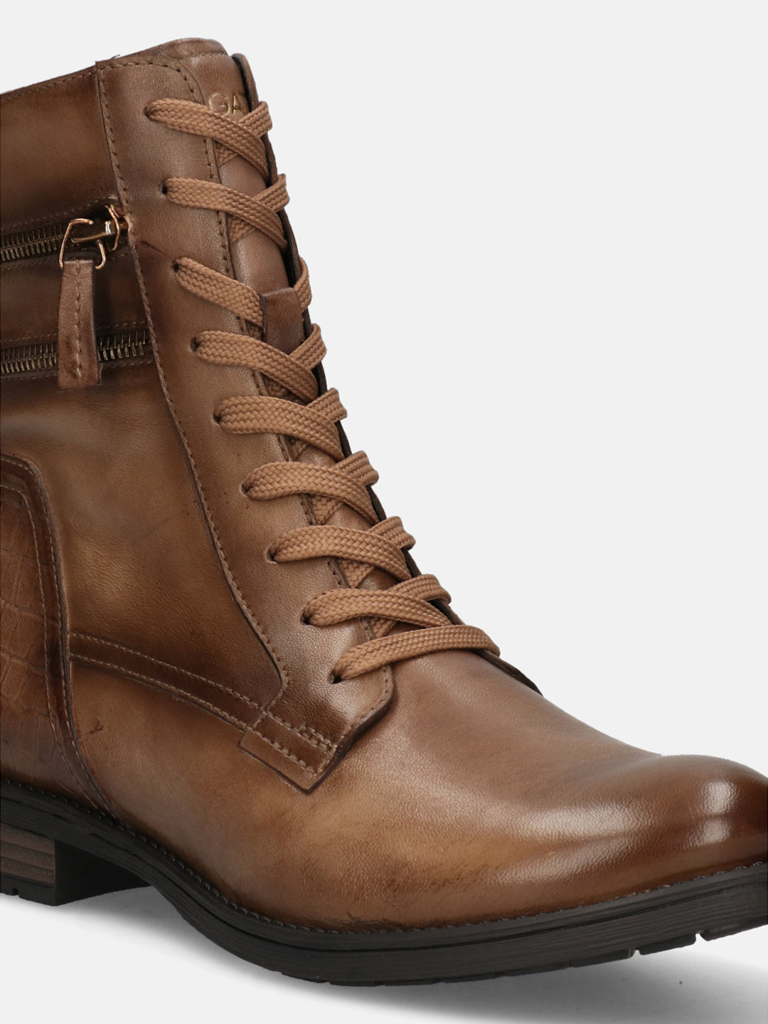 Ronja Beige Ankle Boots - BAGATT