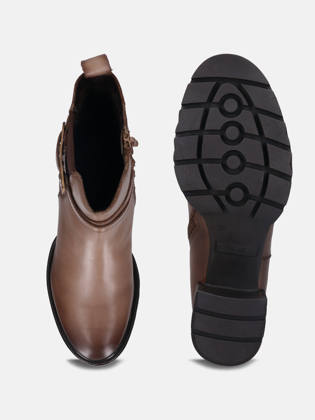 Yamila Dark Brown Chelsea Boots - BAGATT