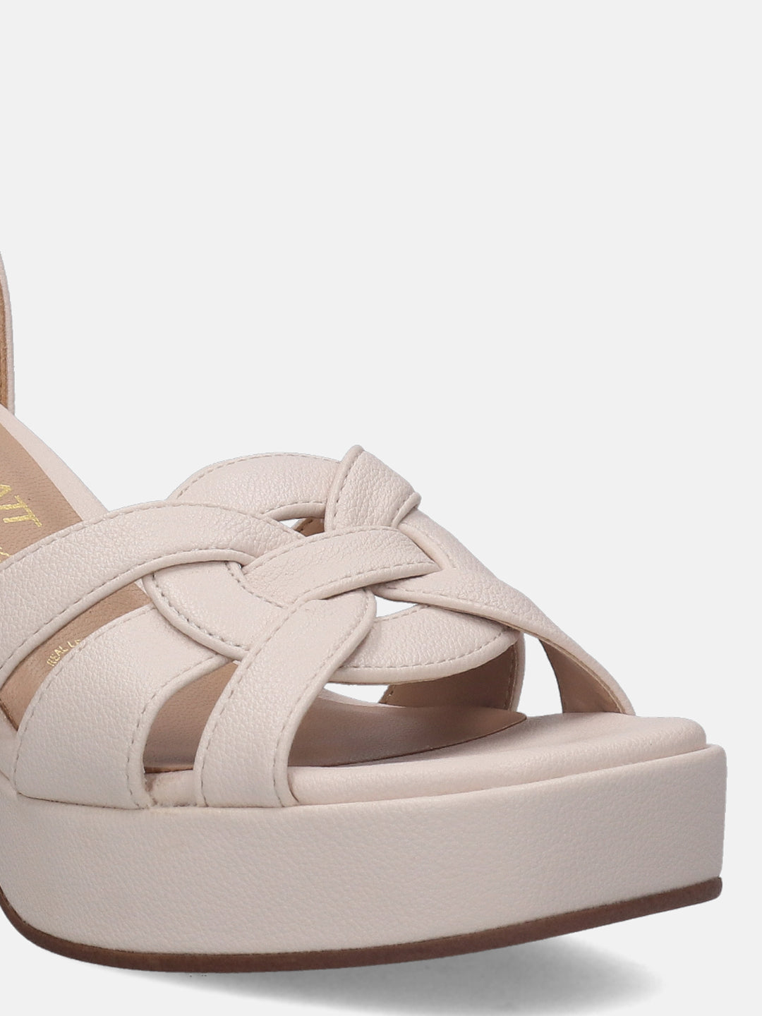 Cesena Beige Block Heels - BAGATT
