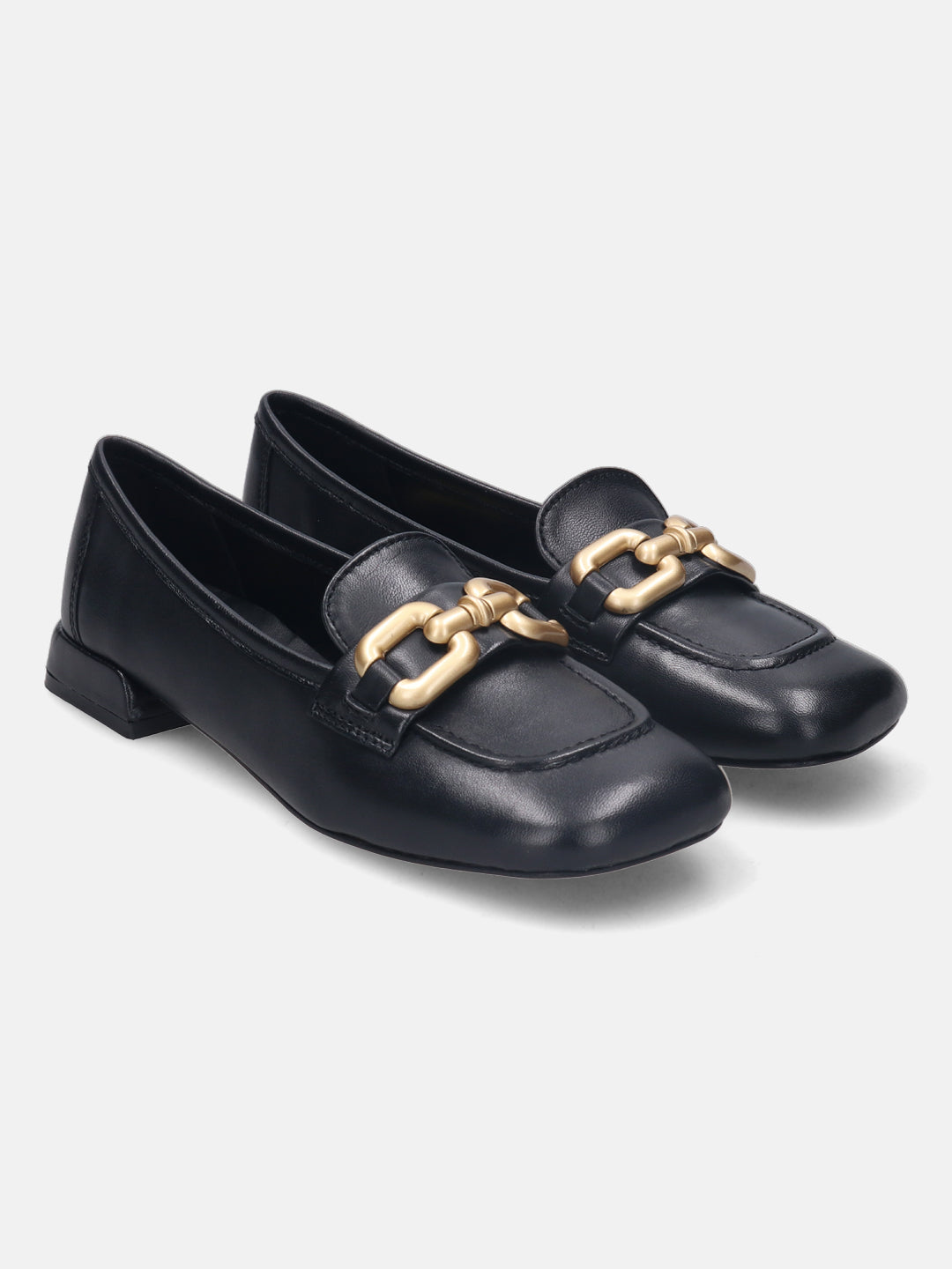 Genova Black Loafers - BAGATT