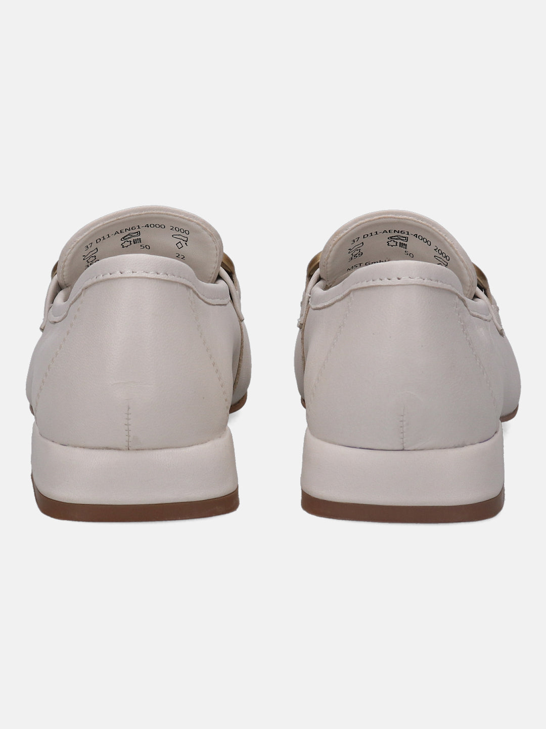 Genova White Loafers - BAGATT