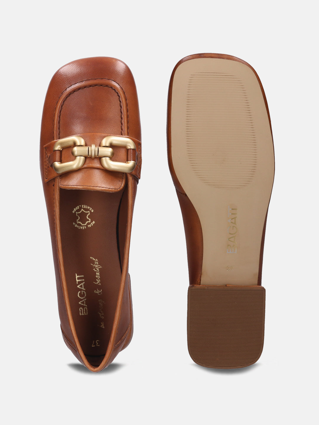 Genova Cognac Loafers - BAGATT