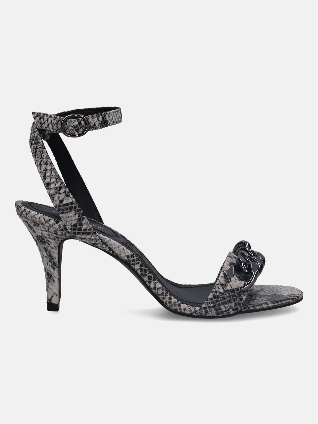Silvana Black & Silver Stliettos - BAGATT