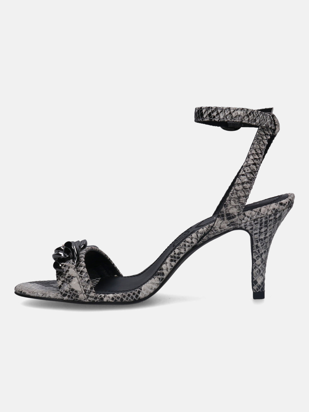 Silvana Black & Silver Stliettos - BAGATT