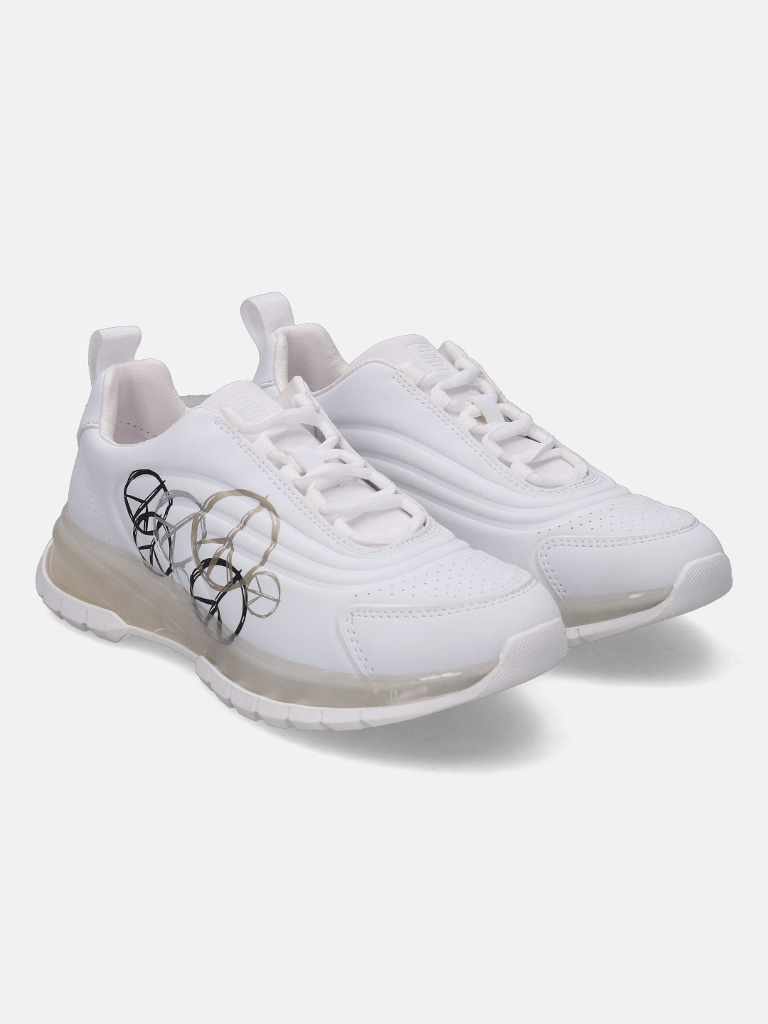 Athena White Sneakers - BAGATT