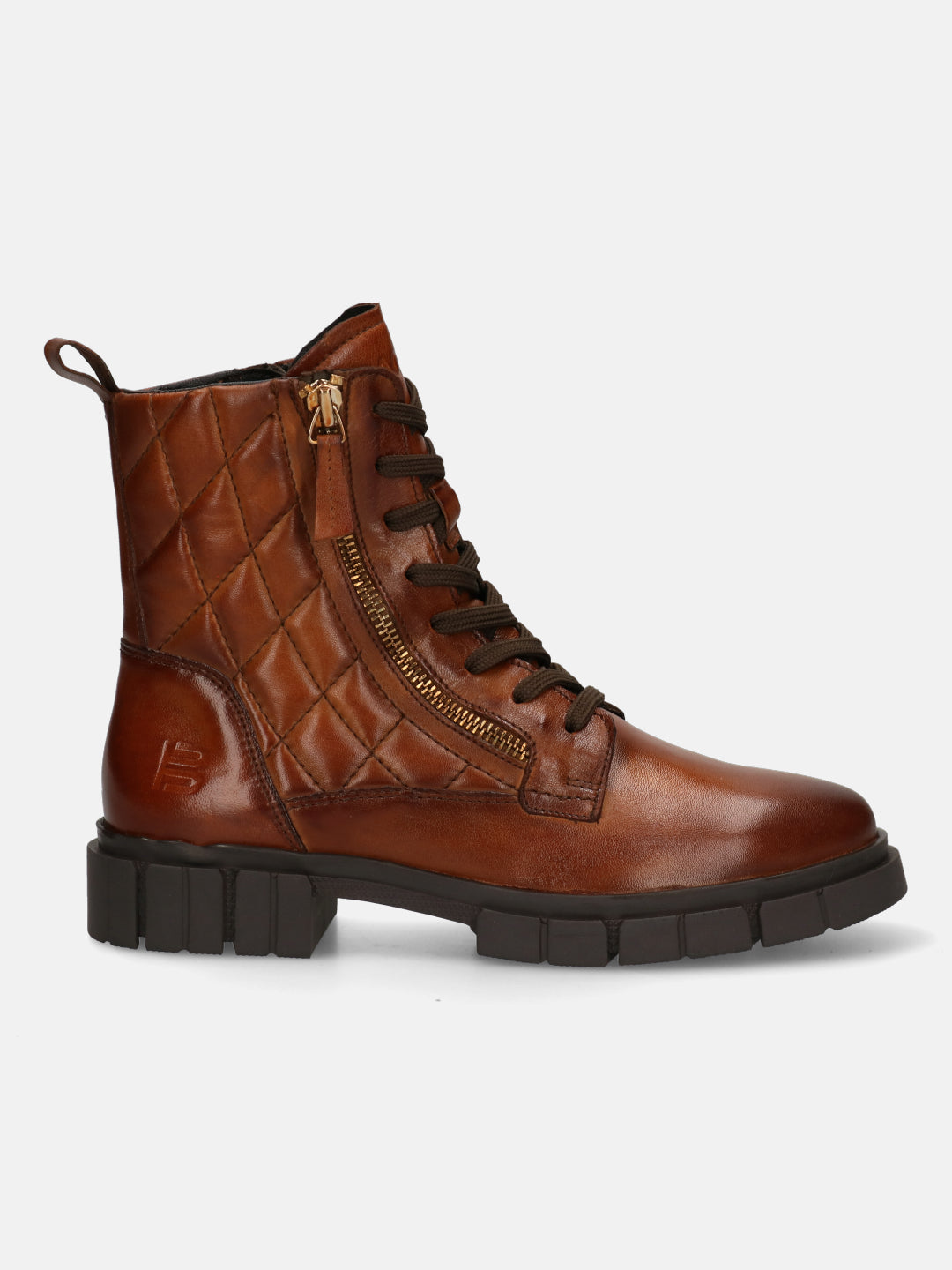 Fiona Cognac Ankle Boots - BAGATT
