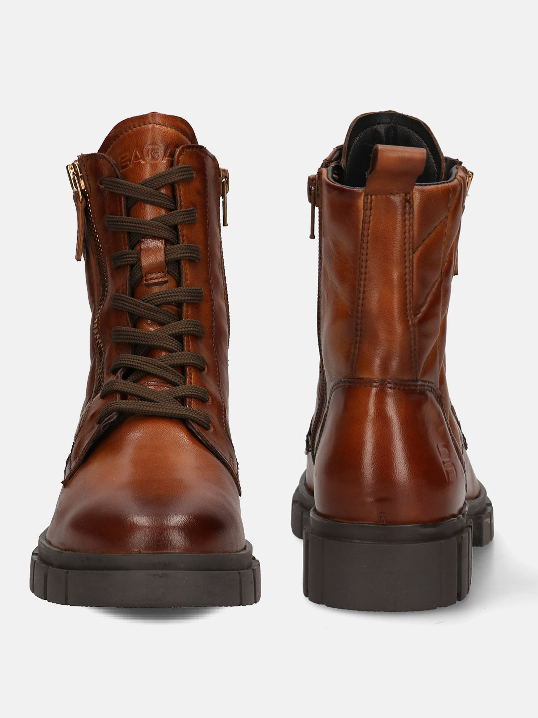 Fiona Cognac Ankle Boots - BAGATT