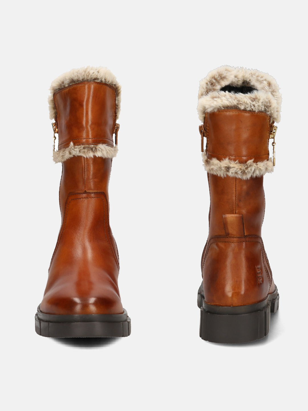 Fiona Cognac Calf Boot - BAGATT