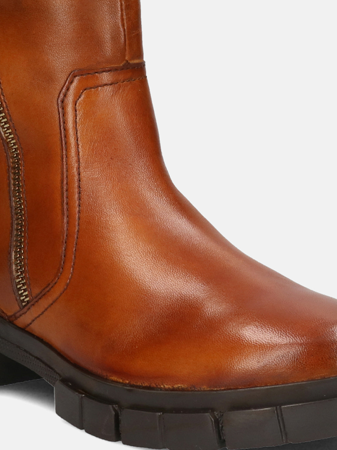 Fiona Cognac Calf Boot - BAGATT