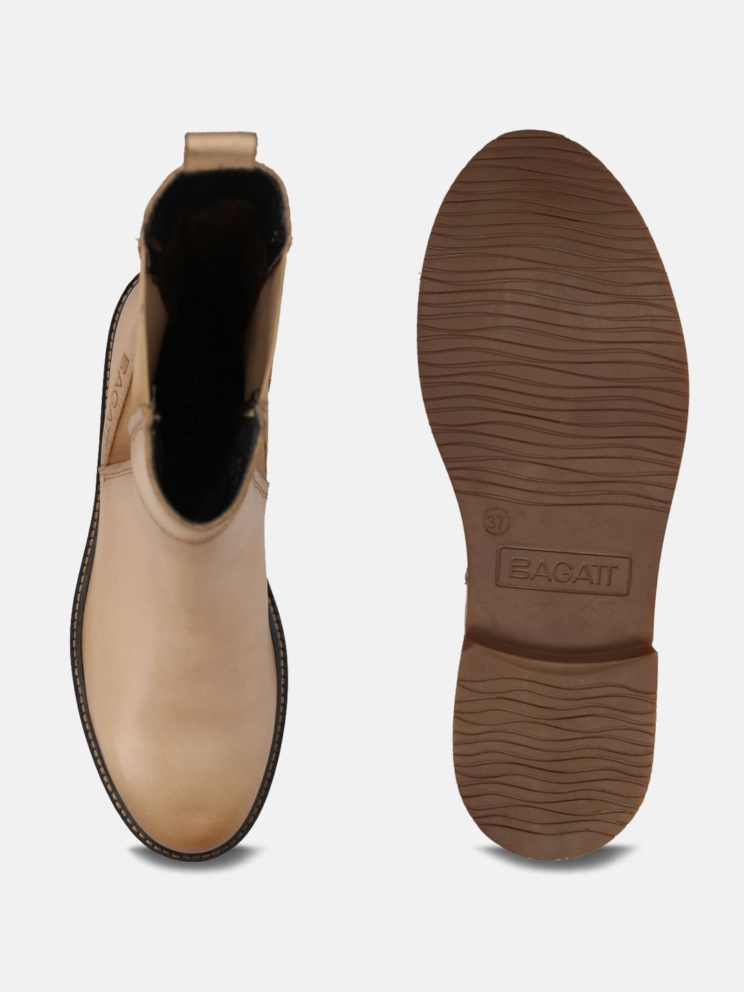 Zina Sand Calf Boot - BAGATT