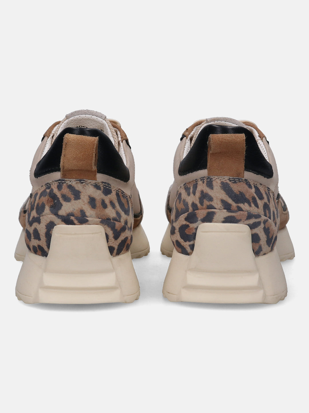 Sophie Beige Animal Print Sneakers - BAGATT