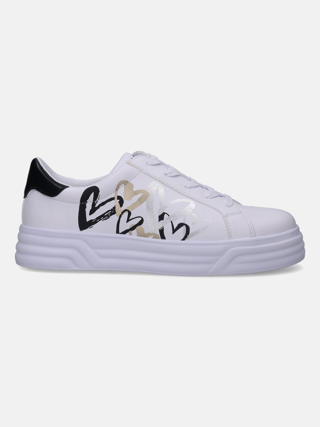 Blu White & Black Sneakers - BAGATT
