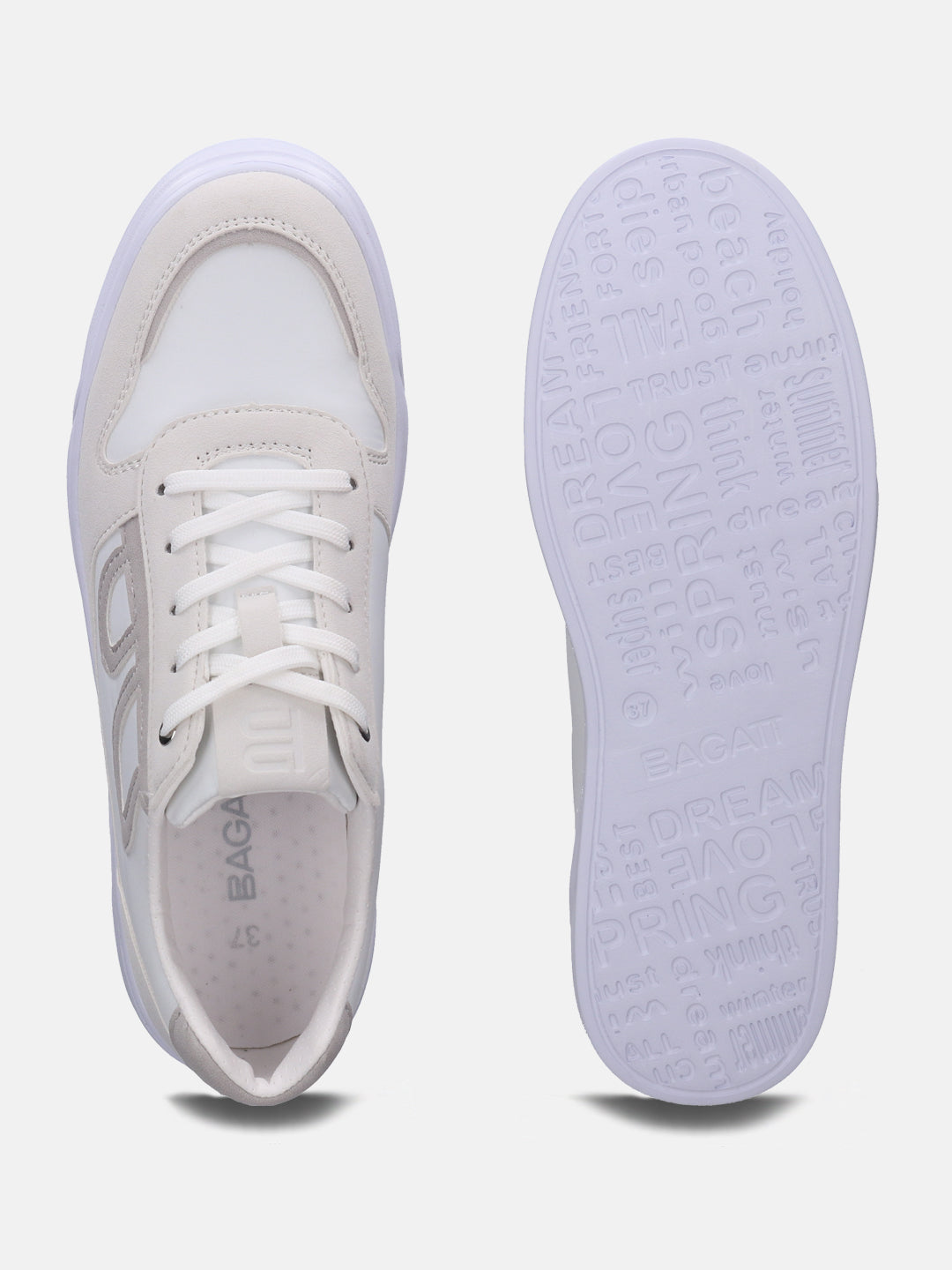 Blu Off White & Grey Sneakers - BAGATT