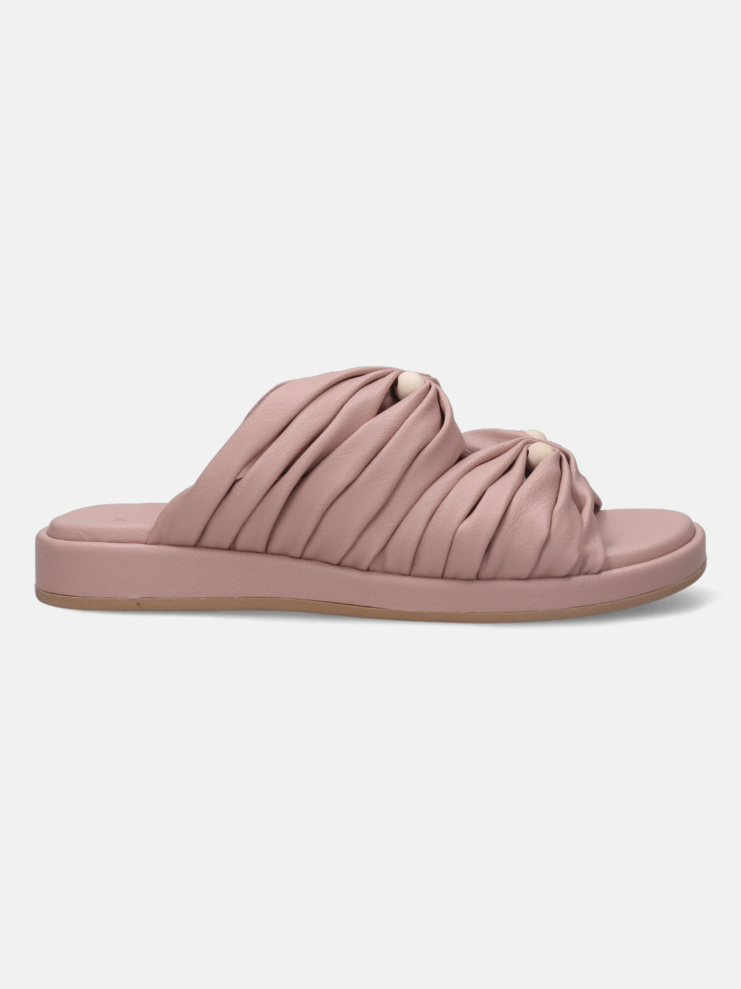 Ravenna Rose Pink Flat Sandals - BAGATT