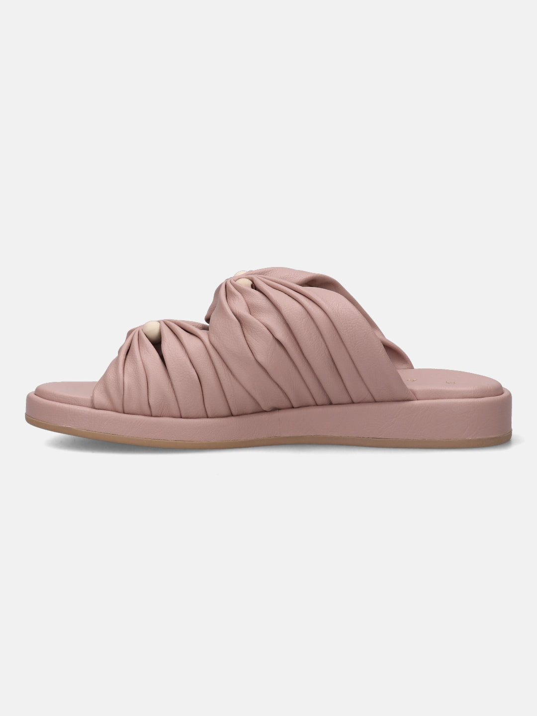 Ravenna Rose Pink Flat Sandals - BAGATT