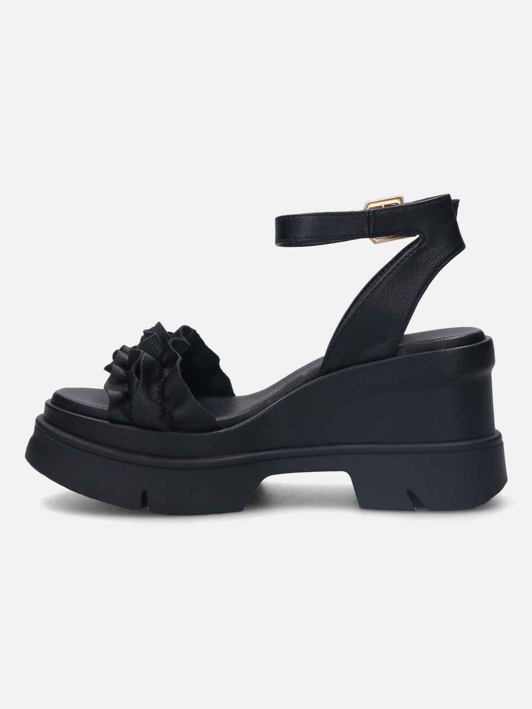 Trish Black Wedges - BAGATT