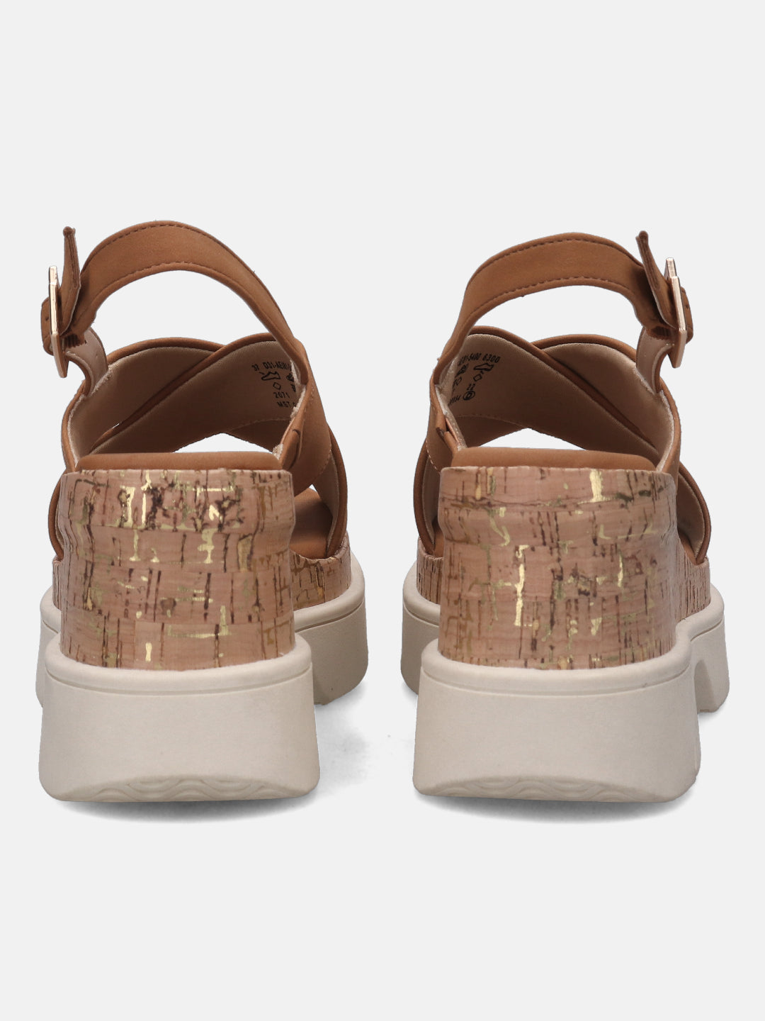 Trish Cognac Wedges - BAGATT