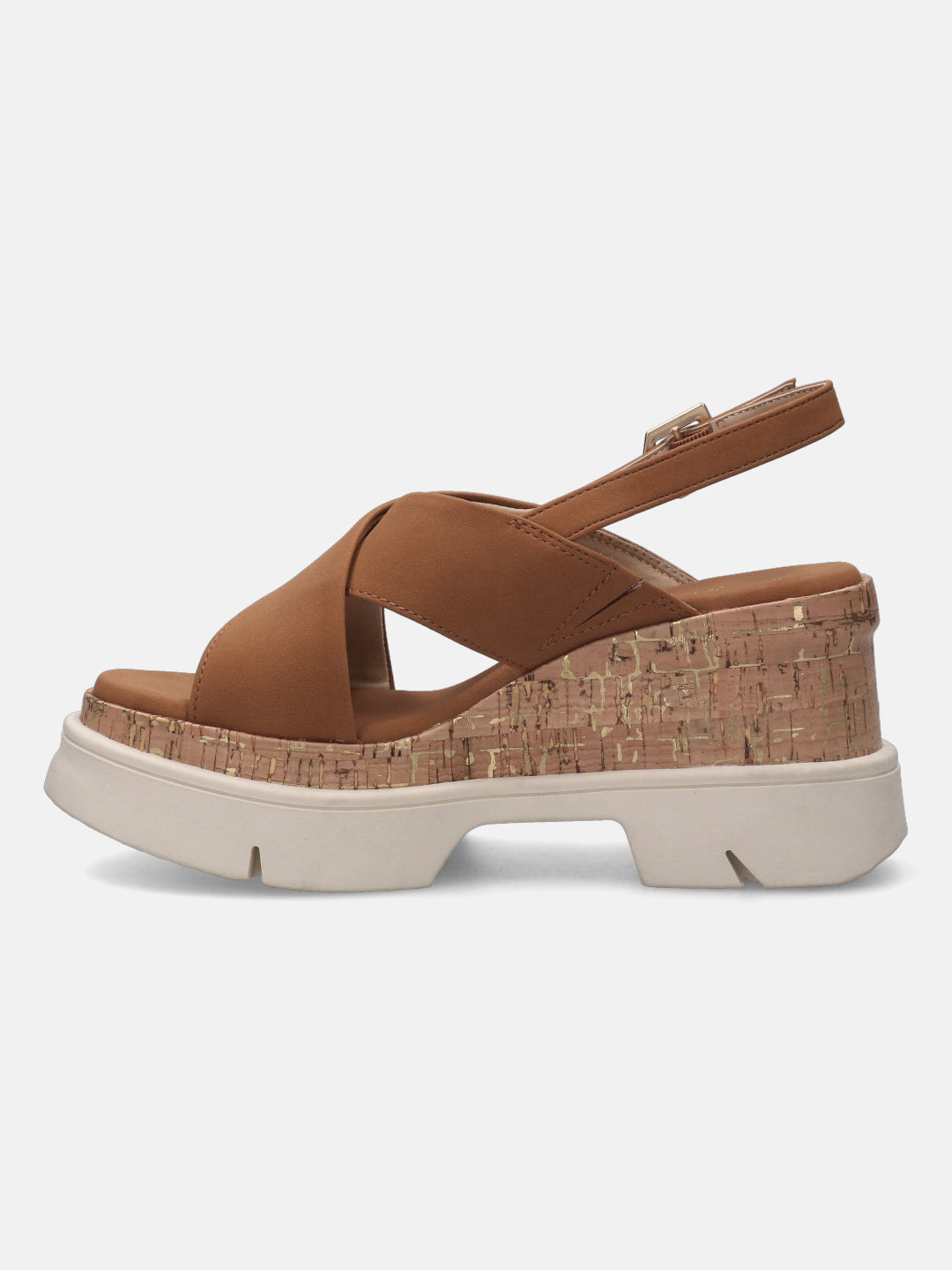 Trish Cognac Wedges - BAGATT