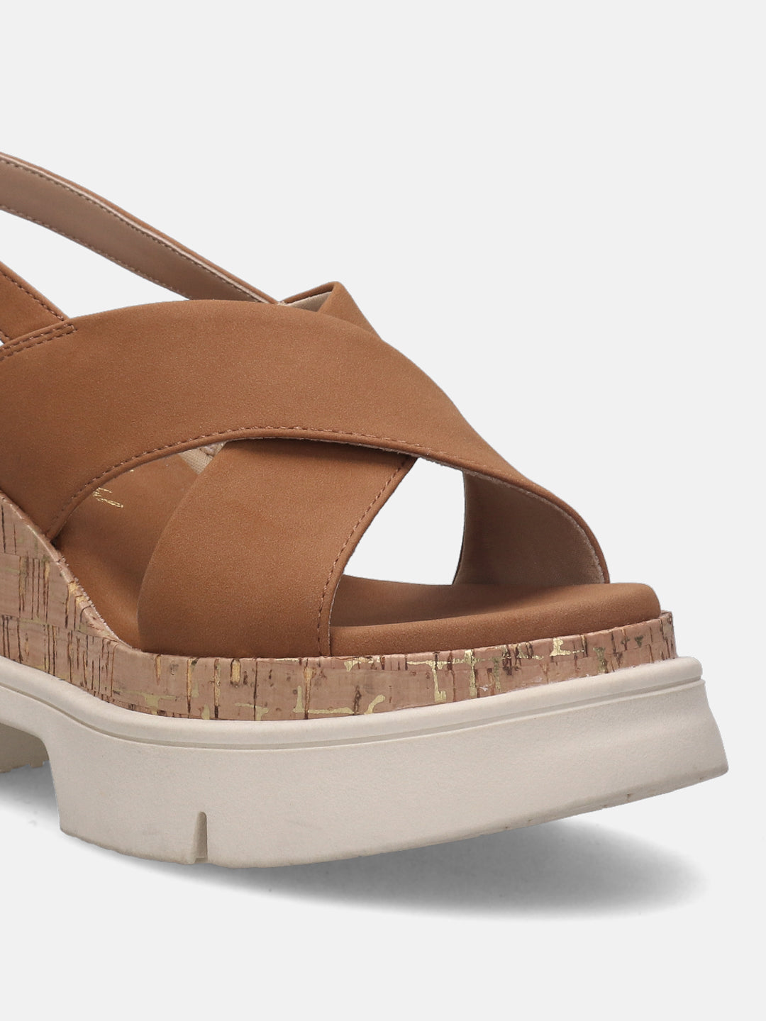 Trish Cognac Wedges - BAGATT