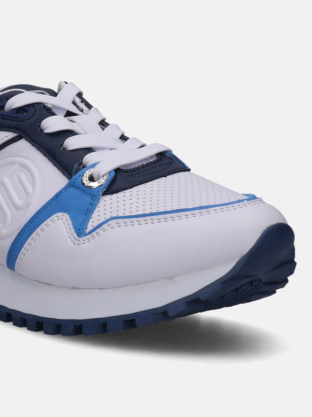 Siena White & Blue Sneakers - BAGATT